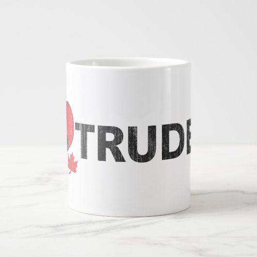 I Heart Trudeau Grote Koffiekop (Voorkant)