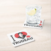 I Heart Trudeau Kartonnen Onderzetters (Insitu)
