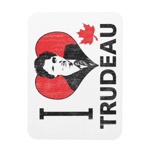 I Heart Trudeau Magneet (Verticaal)