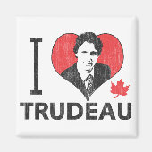 I Heart Trudeau Magneet (Voorkant)
