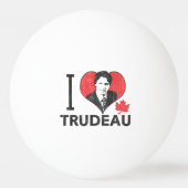 I Heart Trudeau Pingpongbal (Achterkant)