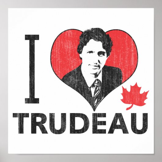 I Heart Trudeau Poster (Voorkant)