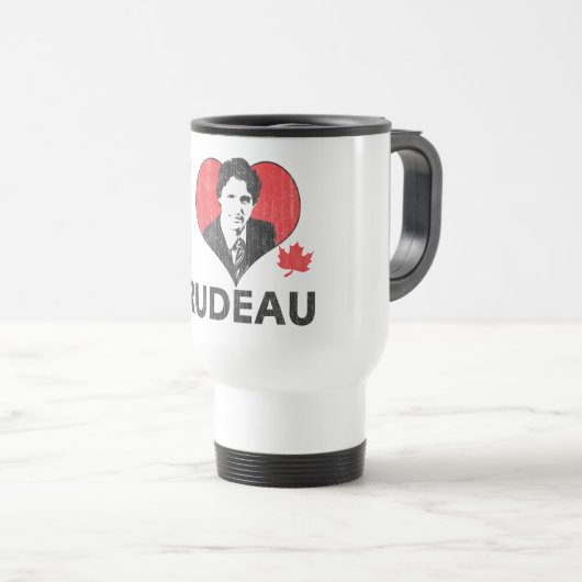 I Heart Trudeau Reisbeker (Voorkant rechts)
