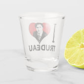 I Heart Trudeau Shot Glas (Achterkant)