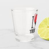 I Heart Trudeau Shot Glas (Links)