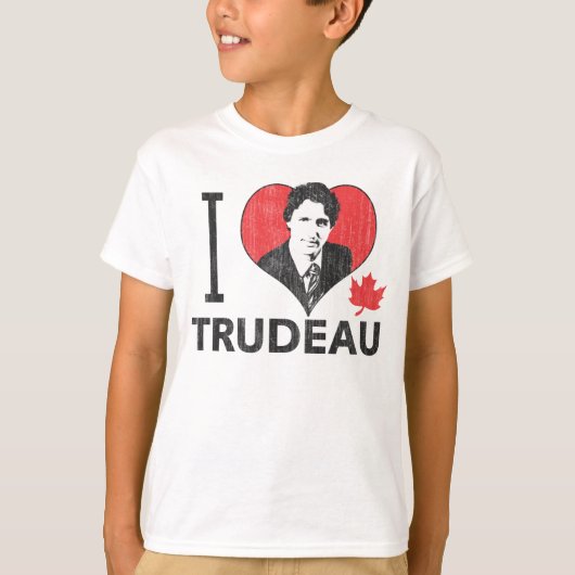 I Heart Trudeau T-shirt (Voorkant)