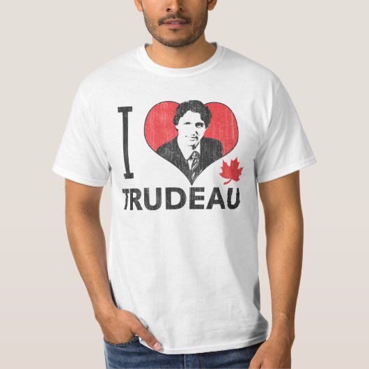 I Heart Trudeau T-shirt (Voorkant)