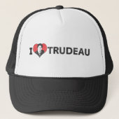 I Heart Trudeau Trucker Pet (Voorkant)
