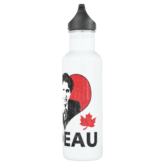 I Heart Trudeau Waterfles (Rechts)
