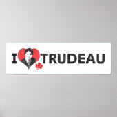 I Heart Trudeau Wide Poster (Voorkant)