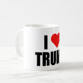 "I HEART TRUMP" KOFFIEMOK (Voorkant links)