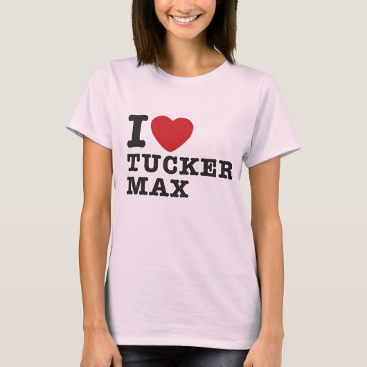 I Heart Tucker Max 02 T-shirt (Voorkant)