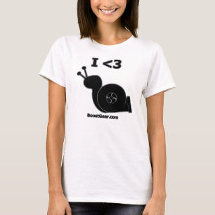 I Heart Turbo Snail - Womens T-Shirt van BoostGear