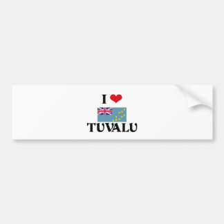 I HEART TUVALU BUMPERSTICKER