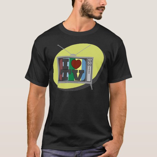I HEART TV T-SHIRT (Voorkant)