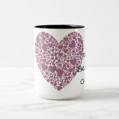 I Heart Tweekleurige Koffiemok (Center)