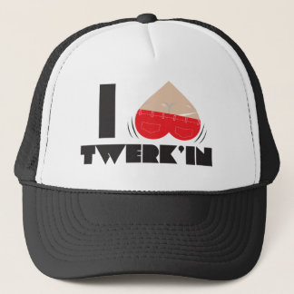 I Heart Twerkin Trucker Pet