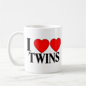 I Heart Twins Koffiemok (Links)
