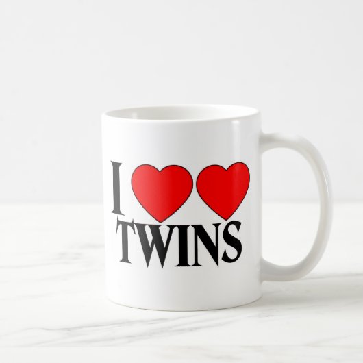 I Heart Twins Koffiemok (Rechts)
