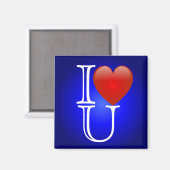I Heart U Magnet (Voorkant / Achterkant)