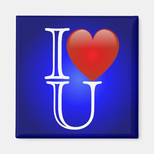 I Heart U Magnet (Voorkant)