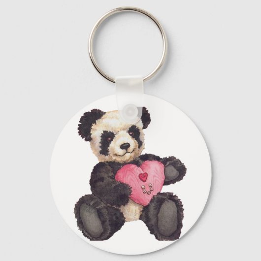 I Heart U Panda Sleutelhanger (Voorkant)