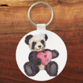 I Heart U Panda Sleutelhanger (Voorkant)