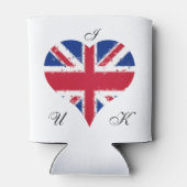 I Heart UK Modern Flag Blikjeskoeler (Achterkant)