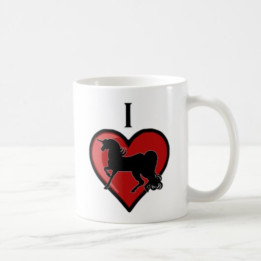 I Heart Unicorns Koffiemok (Rechts)