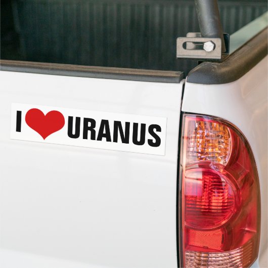 I Heart Uranus Bumpersticker (Op Truck)