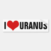 I Heart Uranus Bumpersticker (Voorkant)