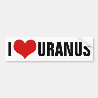 I Heart Uranus Bumpersticker