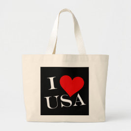 I Heart USA bij jtcnt Grote Tote Bag