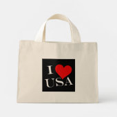 I Heart USA bij ttcnt Mini Tote Bag (Achterkant)