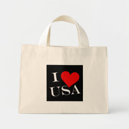 I Heart USA bij ttcnt Mini Tote Bag