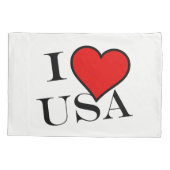 I Heart USA bk pcnt Kussensloop (Achterkant)