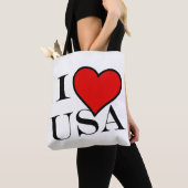 I Heart USA bk stcnt Tote Bag (Dichtbij)