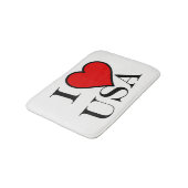 I Heart USA bkcnt Badmat (Gekanteld)