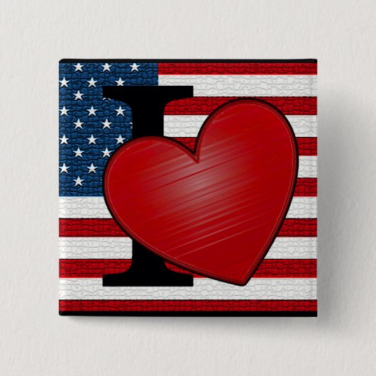 I Heart USA Button (Voorkant)