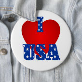 I "Heart" USA/Colossal, Button met 6 inch (In situ)