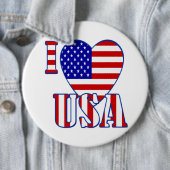 I "Heart" USA/Colossal, Button met 6 inch (In situ)