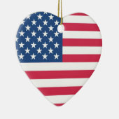 I Heart USA Keramisch Ornament (Rechts)