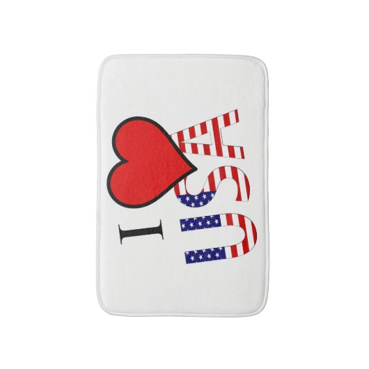 I Heart USA overlay bmcnt Badmat (Voorkant Verticaal)