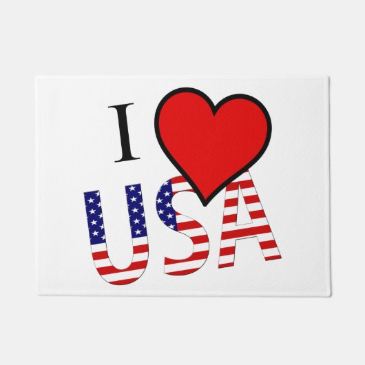 I Heart USA overlay dmt Deurmat (Voorkant)