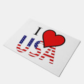I Heart USA overlay dmt Deurmat (Schuin)