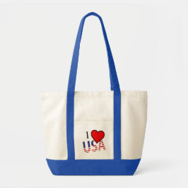 I Heart USA overlay jeuk Tote Bag