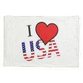 I Heart USA overlay pcnt Kussensloop (Achterkant)