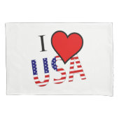 I Heart USA overlay pcnt Kussensloop (Voorkant)