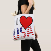 I Heart USA overlay stint Tote Bag (Dichtbij)