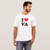 I Heart VA - Virginia T-shirt (Voorkant volledig)